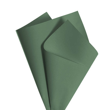 Coloured Kraft Paper - Kraft Paper Coloured 80gsm Moss Green Pack 100 (50x70cm)