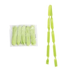 Ribbon Pull Bow Pom Pom Lime (18mmx8.75cmD) Pack 5