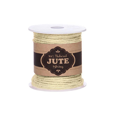 Natural Jute String 4ply 100g Ivory (Approx 40m)