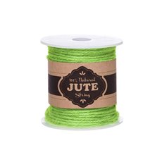 Jute String - Natural Jute String 4ply 100g Lime (Approx 40m)