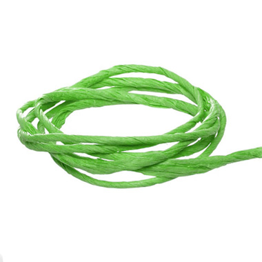 Twisted Paper Cord Lime (4mmx50m)