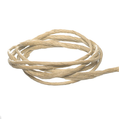 Twisted Paper Cord Natural (4mmx50m)