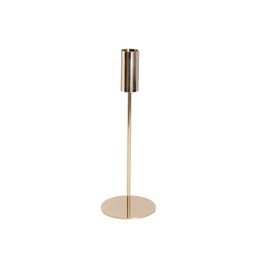 Candelabras - Elegant Single Taper Candle Holder Stand Gold (8x23cmH)