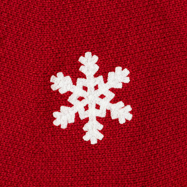 Xmas Reindeer & Tree Crochet Tree Skirt Red (102cmD)