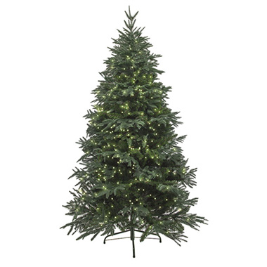 Artificial Christmas Trees - Forest Pine Pre-Lit LED Christmas Tree Green (120cmWx210cmH)