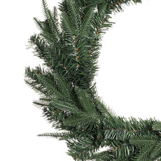Forest Pine Pre-Lit LED Wreath Green (60cmD)