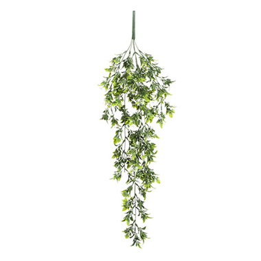 Christmas Flowers & Greenery - Artificial Drop Hanging Plant Green (85cm)