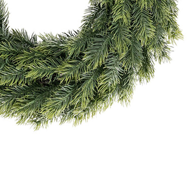 Real Touch Traditional Pine Wreath Green (45cmD)