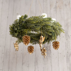 Cypress Pine Mix Wreath Dusty Green (42cmD)