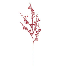 Christmas Flowers & Greenery - Berry Branch Red (73cmH)