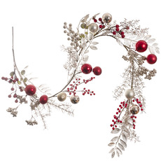 Christmas Garlands - Mixed Berry & Bauble Luxe Garland Champagne (150cmL)