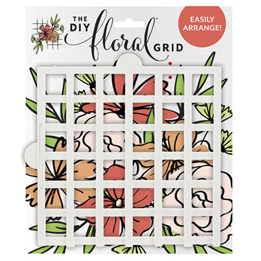 Holly Chapple DIY Floral Grid 6 White
