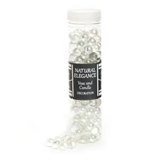 Glass Marbles - Glass Marbles (14mm) Clear Lustre 650gm Jar