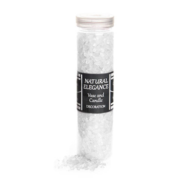 Glass Stones - Crushed Glass Sand 2-5mm Clear (650g Jar)