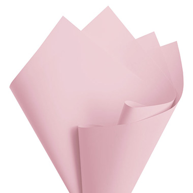Regal Pearl Wrap Solid - Cello Regal Pro 65mic Baby Pink (50x70cm) Pack 100