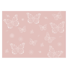 Cello Regal Butterflies 65mic Baby Pink (50x70cm) Pack 100