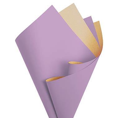 Regal Pearl Wrap Duo Contrast - Cello Regal Pro Duet 65mic Lilac Breeze (50x70cm) Pack 100
