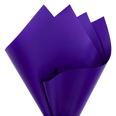 Regal Pearl Wrap Solid - Cello Regal Pro 65mic Violet (50x70cm) Pack 100