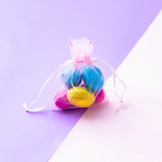 Organza Bag Small Baby Pink (7.5x10cmH) Pack 10