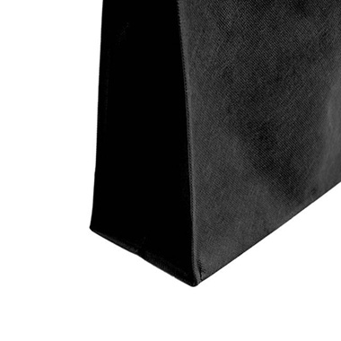 Nonwoven Reusable Shopping Bag Black (420Wx120Gx350mmH)
