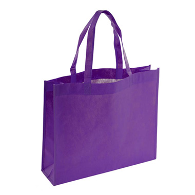 Reusable Shopping Bags - Nonwoven Reusable Shopping Bag Purple (420Wx120Gx350mmH)