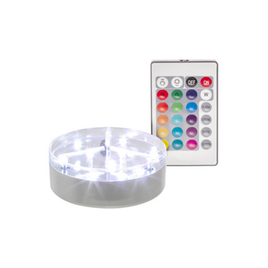 LED Decorations - Illuminating LED Centrepiece Decoration Remote Control 10cmD