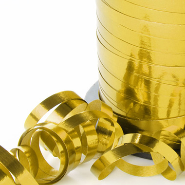 Curling Ribbons - Ribbon Curling 5mm Metallic Gold (5mmx450m)