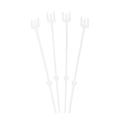 Card Forks 30cm (12) Cardette White Pack 100