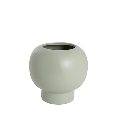 Trend Ceramic Pots - Ceramic Diara Fish Bowl Matte Sage (8TDx15DX14.5cmH)