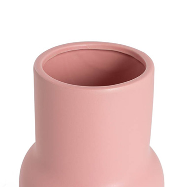 Ceramic Freya Vase Matte Light Pink (12TDx16DX22cmH)