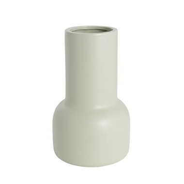 Ceramic Vase - Ceramic Freya Vase Matte Sage (10TDx16DX22cmH)