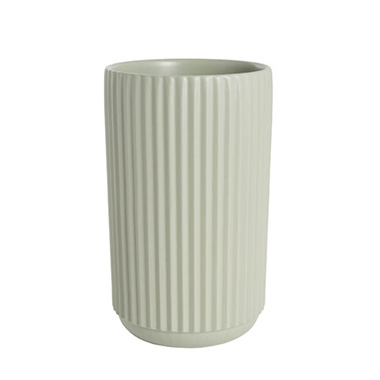 Trend Ceramic Pots - Ceramic Cyprus Vase Matte Sage (16DX26cmH)