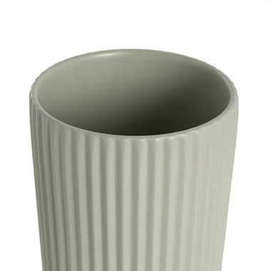 Ceramic Cyprus Vase Matte Sage (16DX26cmH)
