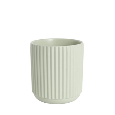 Trend Ceramic Pots - Ceramic Cyprus Vase Matte Sage (16DX17cmH)