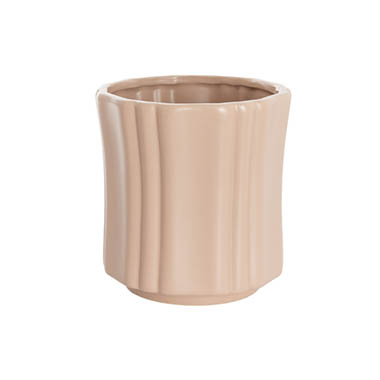Ceramics Pots - Pots for Plant - Ceramic Florence Vase Matte Pink (18Dx18.5cmH)