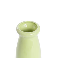 Ceramic Milk Bottle Petite Sage (6.5Dx14cmH)