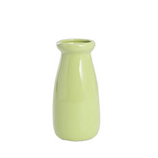 Ceramic Bottles - Ceramic Milk Bottle Medium Sage (9Dx20cmH)