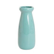 Ceramic Bottles - Ceramic Milk Bottle Large Teal (11Dx26cmH)