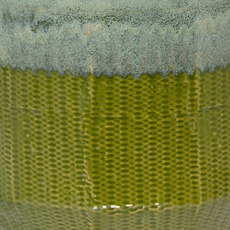 Ceramic Nelson Pot Large Moss (19Dx18cmH)
