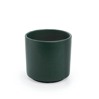 Trend Ceramic Pots - Ceramic Loreto Pot Matte Deep Teal (15Dx14cmH)