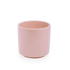 Ceramic Loreto Pot Matte Pink Sand (15Dx14cmH)