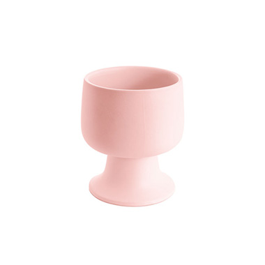 Trend Ceramic Pots - Ceramic Compote Isabella Vases Light Pink (13Dx15cmH)