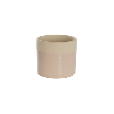 Trend Ceramic Pots - Ceramic Pencil Pot Matte Nude (13Dx12cmH)