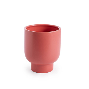 Trend Ceramic Pots - Ceramic Buffalo Pot Planter Matte Canyon Clay (16cmx19cmH)