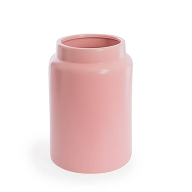 Trend Ceramic Pots - Ceramic Dimi Matte Soft Pink Vase (17cmx25cmH)