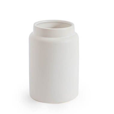 Trend Ceramic Pots - Ceramic Dimi White Vase (17cmx25cmH)