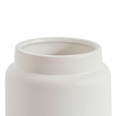 Ceramic Dimi Matte White Vase (17cmx25cmH)