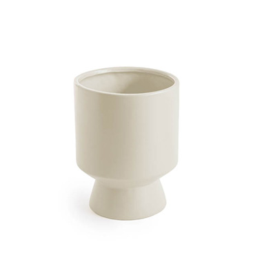 Trend Ceramic Pots - Ceramic Morandi Pot Planter Matte White (15.5cmx20cmH)
