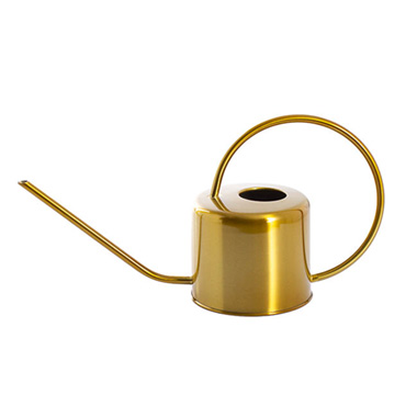 Watering Can Stainless Steel Gold (38x13x19.5cmH)