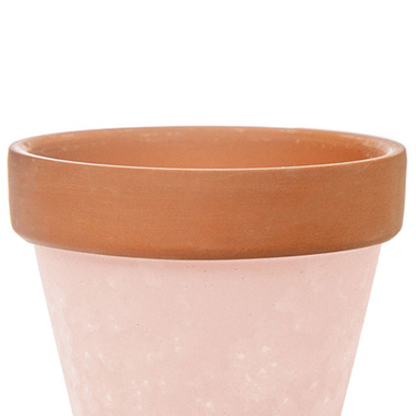 Terracotta Taranto Succulent Pot Soft Pink (10x9cmH) Pack 6